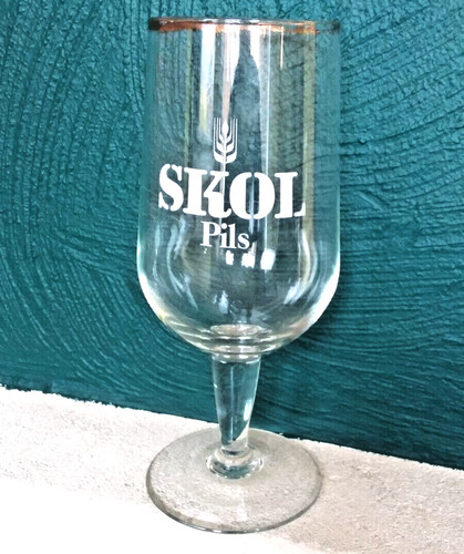 Ancien grand verre - à, bière