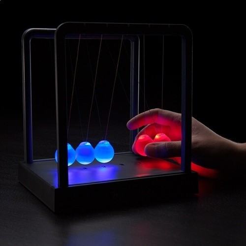 Pendule lumineux newton led - de,