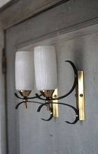 Paire d'applique vintage en
