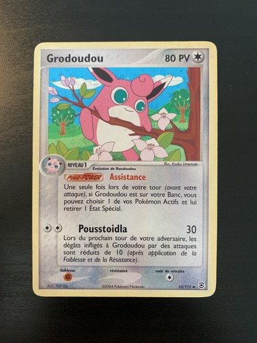 Carte pokémon grodoudou - pokémon, :