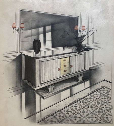 Projet enfilade années 40 - d'enfilade,