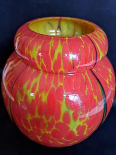 Magnifique vase art - déco, en