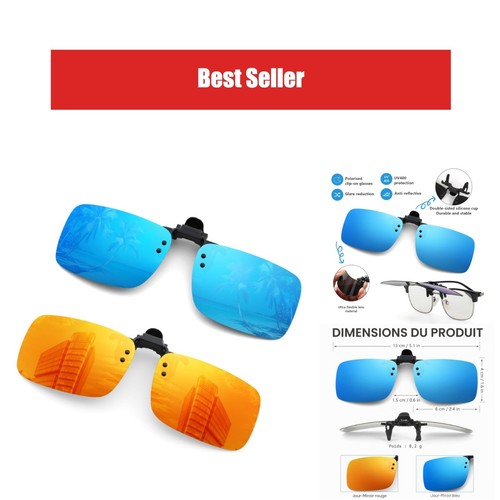 Hifot clip sur lunettes - lunettes, de
