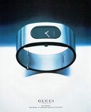 Advertising 098 1999 Gucci Watch