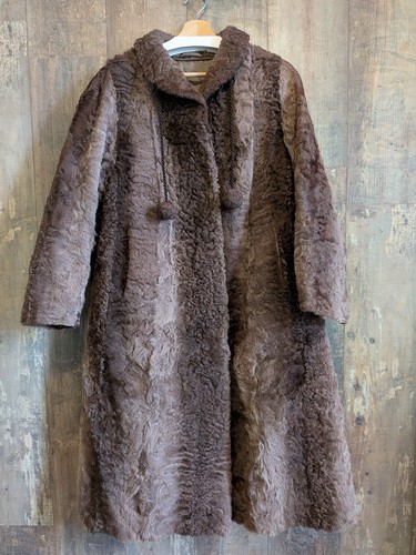 Manteau long vraie fourrure - long,