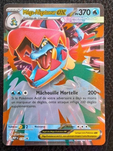 Carte pokemon mega aligatueur - carte, mega-aligatueur