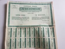 Action Ancienne : Compania Minera las dos estrellas