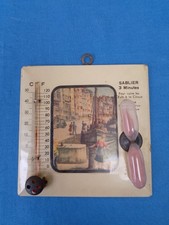 Ancien Thermomètre/ Sablier
