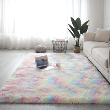 Tapis Salon Shaggy Rainbow