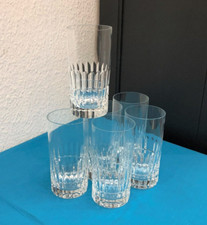 1 crystal soda / lemonade / orangeade glass signed DAUM FRANCE model CREST