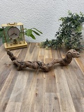 Antique Large Arbois Vine Wood Corkscrew Signed Henri Maire Vintage XXL