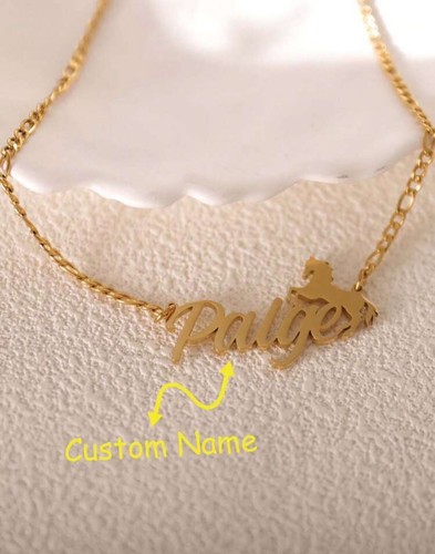 Collier doré acier - collier,