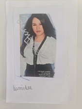 Autographe LUMIDEE signé