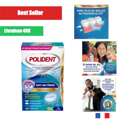 Polident nettoyant prothèses - nettoyant,