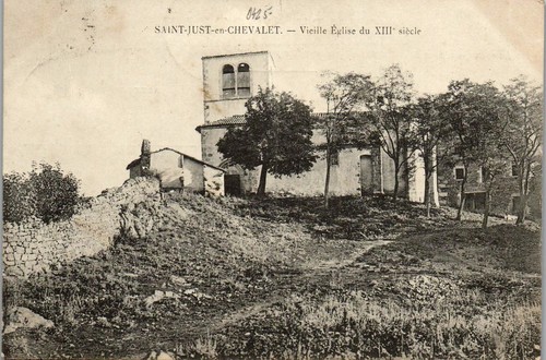 Saint just chevalet - saint, en