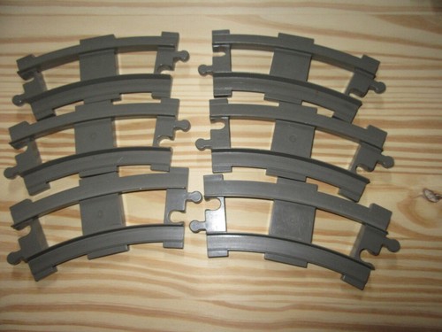 Rails courbe gris - gris, fonce