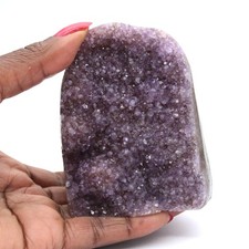 Géode d'Améthyste Brésil : Un Trésor Minéralogique 410gr 85mm Brésil