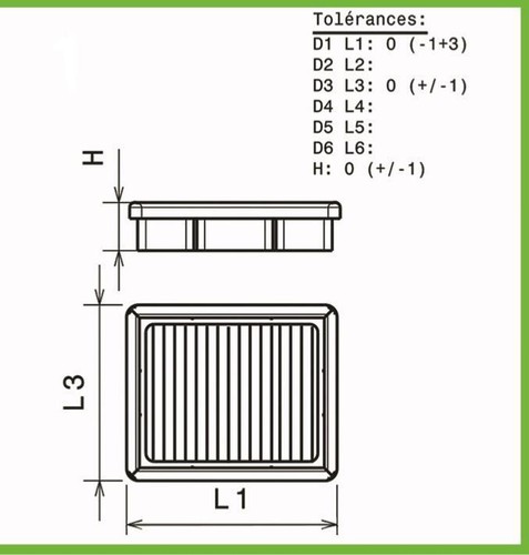 Filtre air green - a,