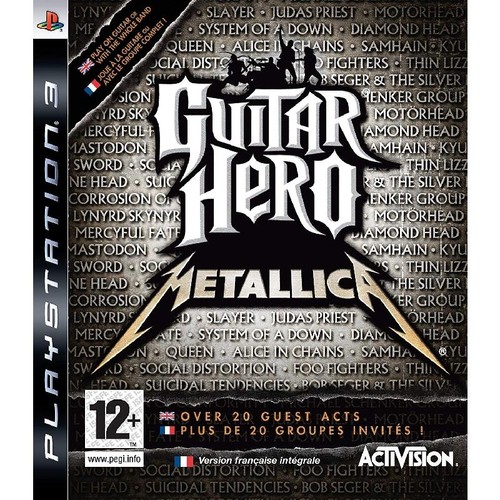 Jeu ps3 guitar hero - ps3, metallica