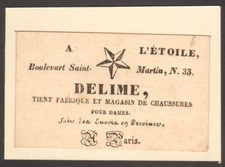 Carte de commerce. Magasin de