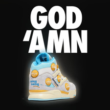 MSCHF x Reebok Pump Omni Zone IX "Sunbleached". Size 44.5 (FR) - 11 (MN US).