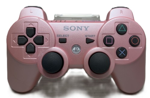 Manette ps3 rose bonbon - manette,