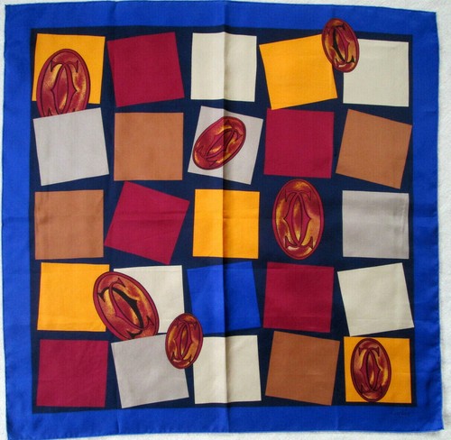 Superbe foulard cartier soie - -superbe,