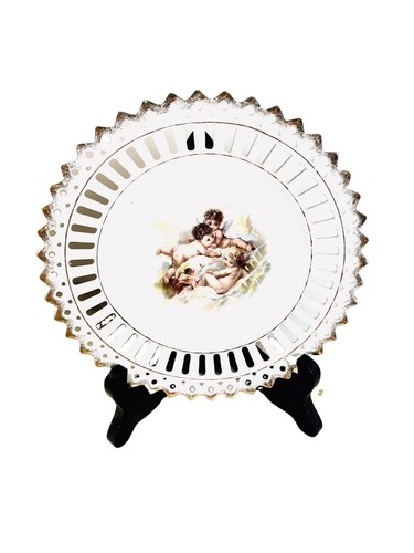 Assiette ajourée - assiette,