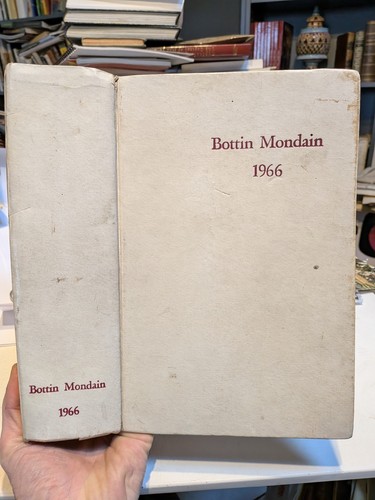 Bottin mondain 1966 tout - mondain, ..