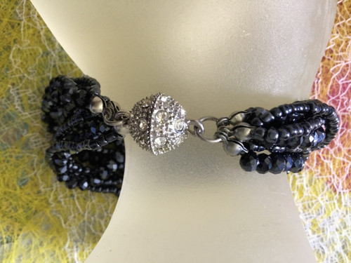 Bracelet multirangs perles