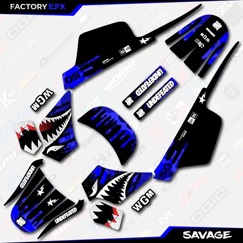 Blue savage racing graphics - racing,