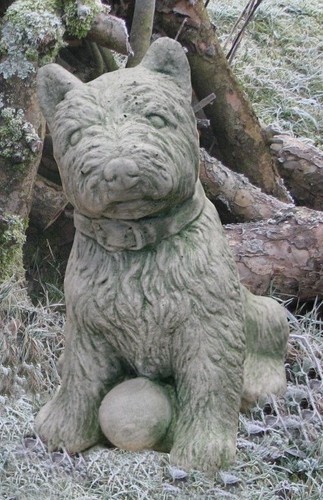 Chien chiot béton - chiot, 26