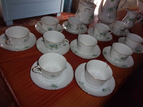 Ancien service cafe - a,