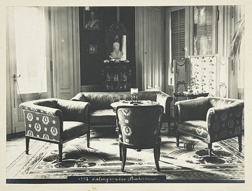 Ensemble salon biedermeier - salon,