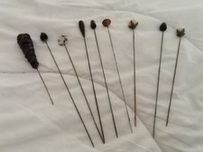 Lot de 9 épingles à chapeau