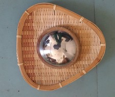 Vintage Rattan Witch Eye.