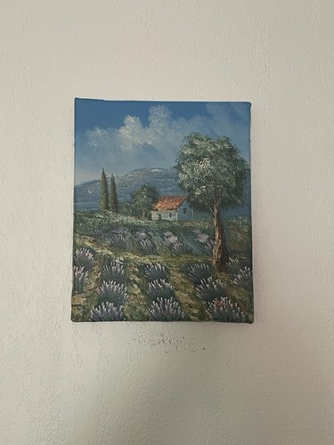 Tableau huile sur toile - sur,