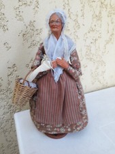 1 santon ancien habillé