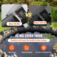 VEVOR Revêtement D'Étang De