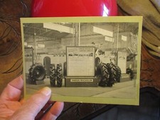 Old Photograph Old Michelin Tractor Tire at Agricultural Fair +-1950
