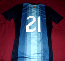 Maillot Rugby Match Argentine XV N°21 Porté Contre Le Portugal Par S.Cancelliere