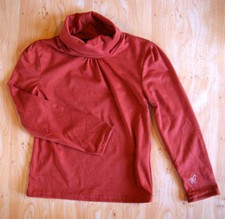 SOUS PULL col roulé rouille 3 ans 4 ans FILLE ENFANT NEUF LIBELLULE SUR 1 MANCHE