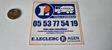 LECLERC FUEL AT HOME (AGEN) sticker