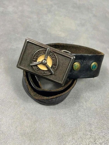 Ceinture cuir vintage - , archive