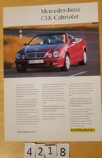 KARMANN MERCEDES CLK CABRIOLET
