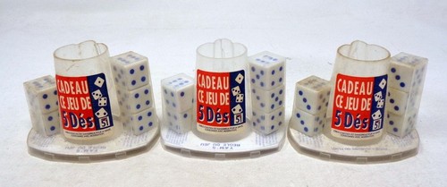 Lot jeux dés à - de, jouer