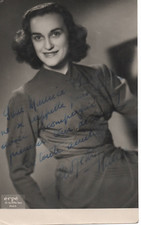 Georgette PLANA ORIGINAL PHOTOGRAPH ERPE 17*10 with AUTOGRAPH