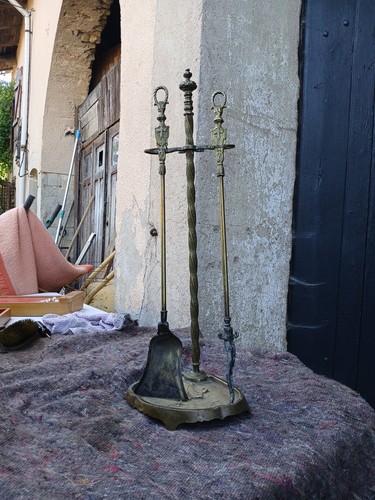 Nécessaire cheminée bronze - nécessaire,