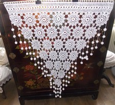 RIDEAU CROCHET FAIT MAIN