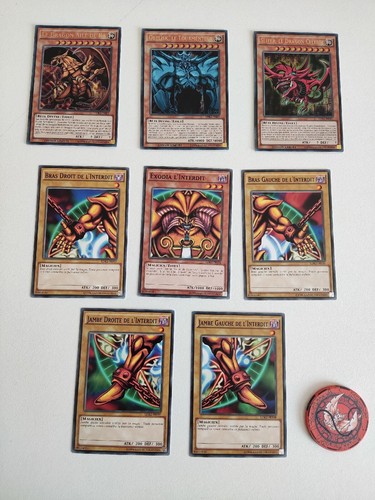 Lot des 5 - yu-gi-oh!, parties